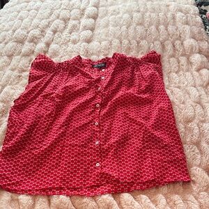 J. Crew Flutter Sleeve Button-Up Shirt NWT